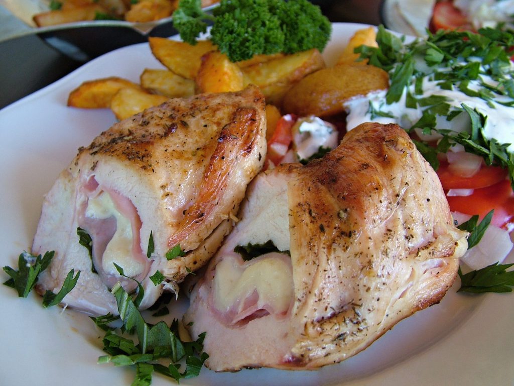 Cordon bleu na záhradnom grile